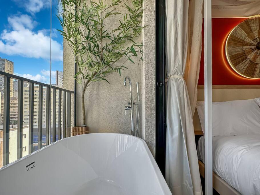 Zen View Bathtub Relaxing Romantic Apartamento